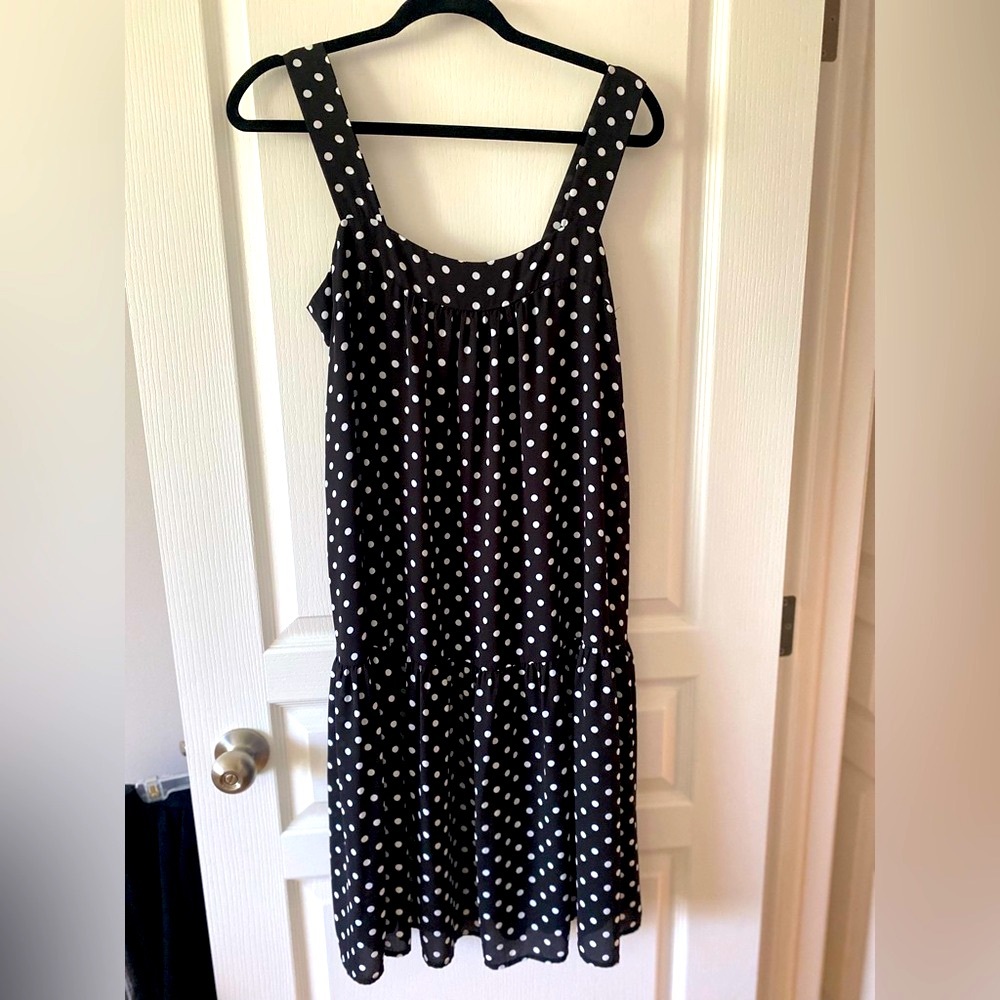 Black and White Polka Dot Dress